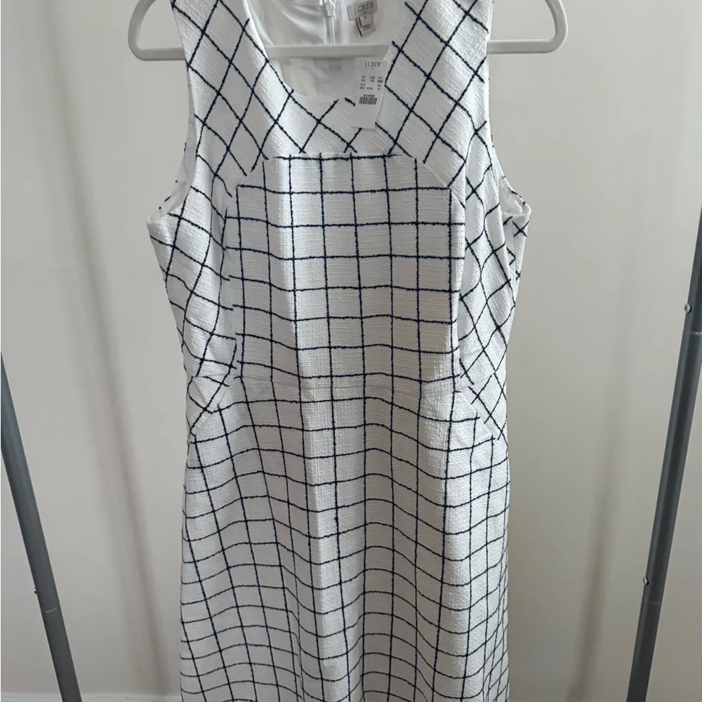 J.Crew Checkered Sleeveless Dress - Picture 1 of 2